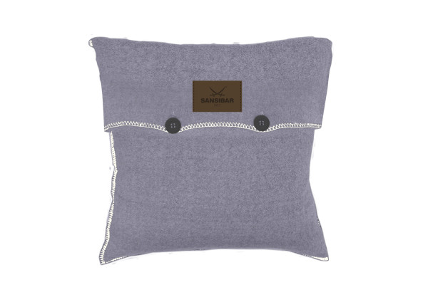 Kissenhülle SANSIBAR in Flieder aus Mischgewebe