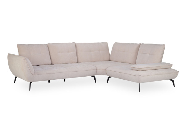 Polsterecke vito TICONA PLUS in beige aus Stoff
