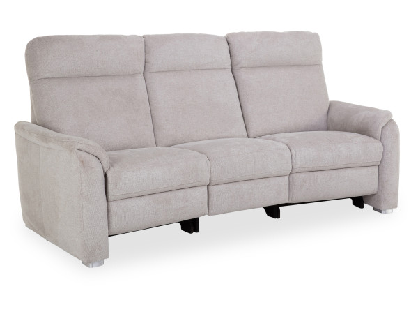 Trapezsofa SYSTEMPOLSTER PAULA in 16542 zinc aus Stoff
