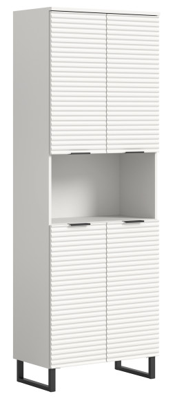 Hochschrank RIFF in weiß aus Dekor