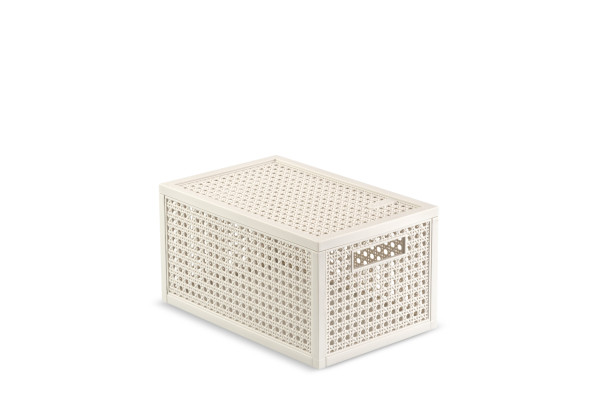 Box KAYA 7L weiß in weiß aus Polypropylen