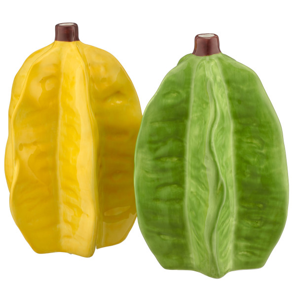 Vase Sternfrucht in bunt aus Keramik