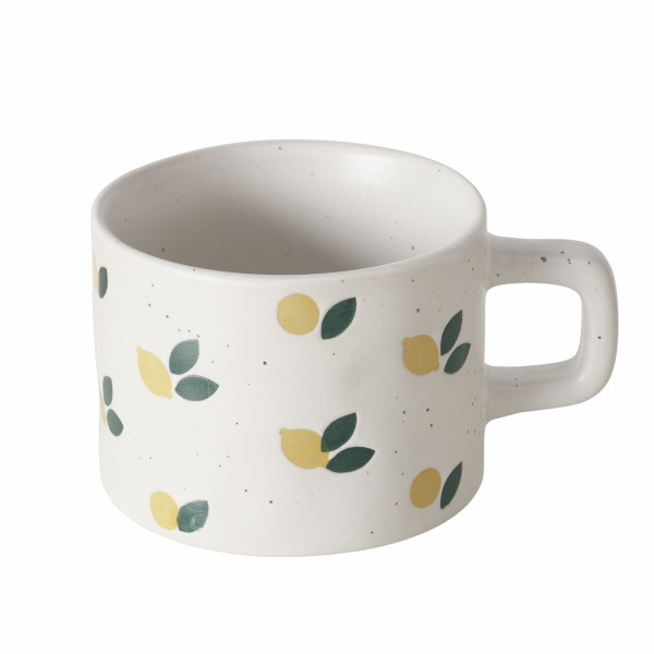 Becher LEMON in mehrfarbig aus Steinzeug
