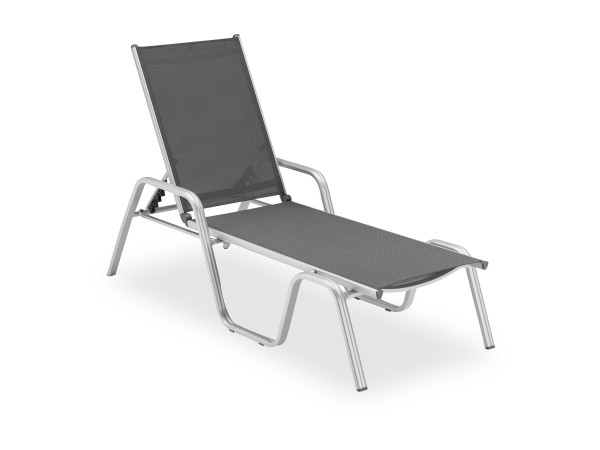 Gartenliege KETTLER Basic Plus in silberfarben