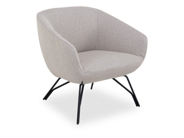 Einzelsessel himolla HOCHECK in elfenbein aus Stoff