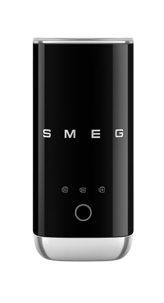 Milchaufschäumer smeg in schwarz
