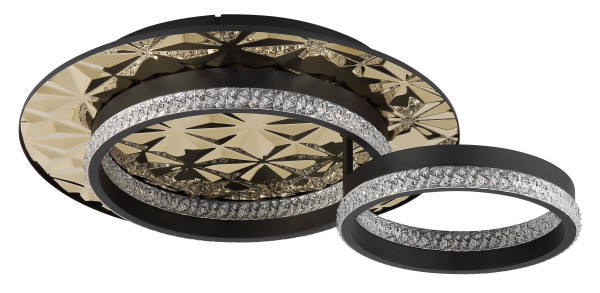 Deckenleuchte DELLA II in schwarz aus Metall