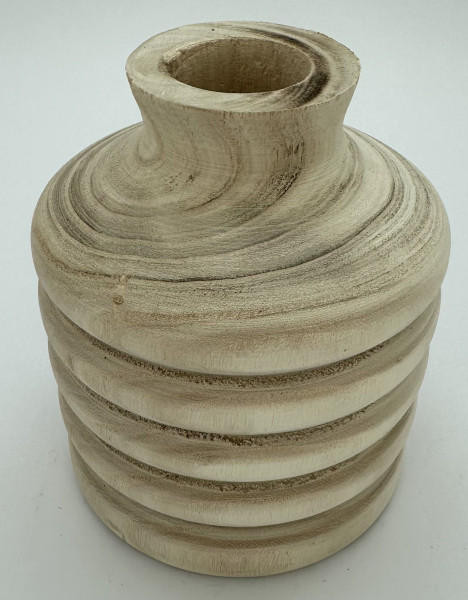Vase LUDVIG in natur aus Holz
