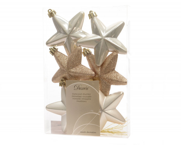 Hänger-Set STAR beige in beige aus Kunststoff