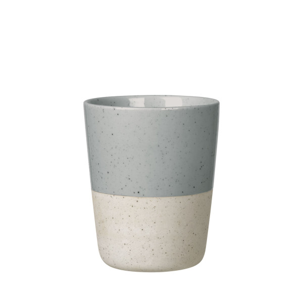 Becher SABLO in grau aus Keramik