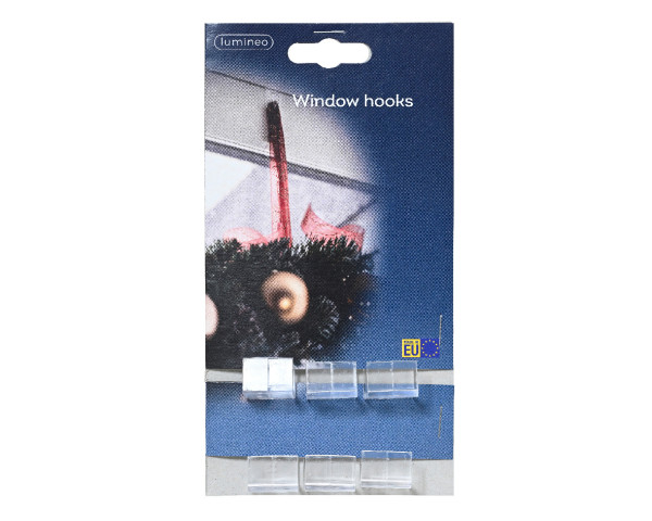 Fensterhaken HOOK in weiß aus Kunststoff