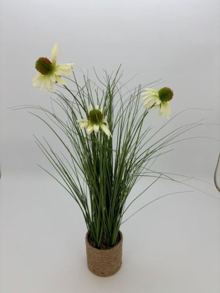 Kunstblume FLOR in mehrfarbig aus Materialmix