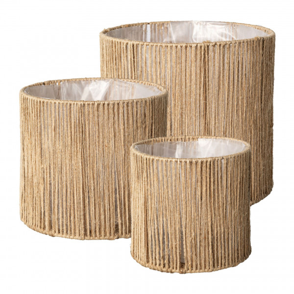 Übertopf LIMANI in natur aus Jute