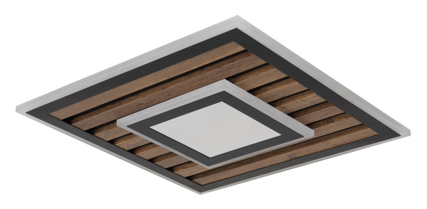 Deckenleuchte WOODY in schwarz aus Metall