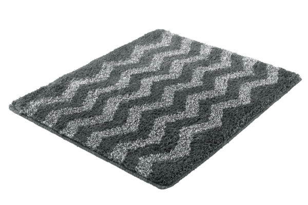 Badteppich ZACK in Schiefer aus Polyacryl