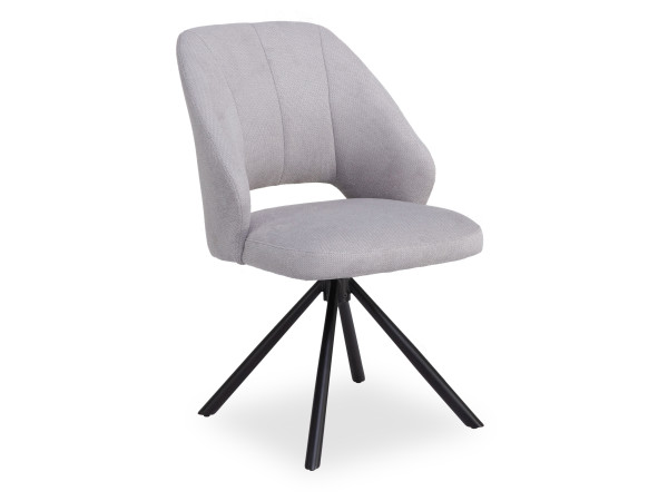 Polsterstuhl FADRI in hellgrau