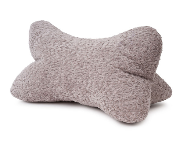 Lesekissen CORALI in braun aus Polyester