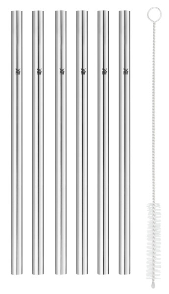 Trinkhalm-Set WMF BARIC in silberfarben aus Metall