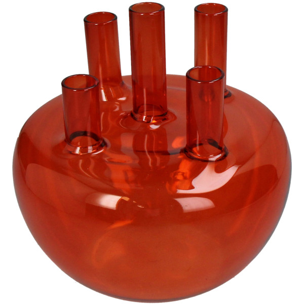 Vase ORANGE in orange aus Glas