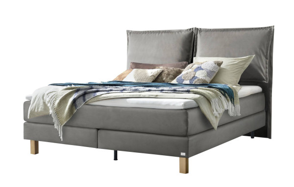 Boxspringbett HASENA BONITA in 835-Monet steel