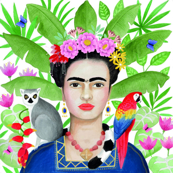 Servietten COYOACAN in bunt aus Papier