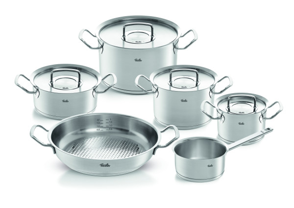 Topf-Set Fissler PROFI COLLECTION in silberfarben aus Edelstahl