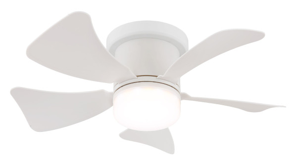 Deckenventilator HINES in weiß aus Metall