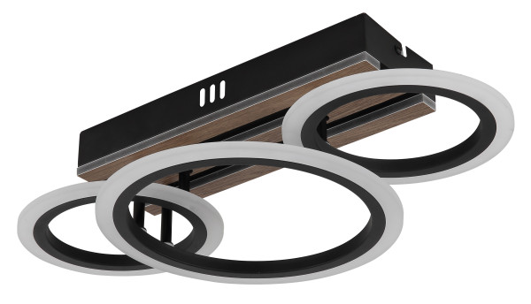 Deckenleuchte BLEVINS in schwarz aus Metall