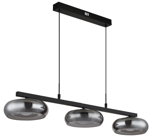 Hängeleuchte CARLENE in schwarz aus Metall