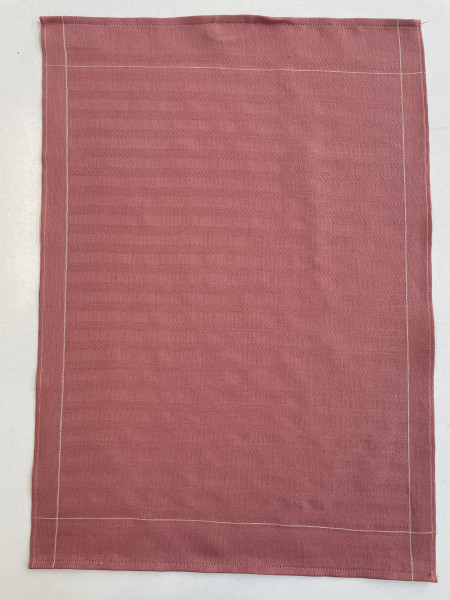 Geschirrtuch Halbleinen in pink aus Mischgewebe