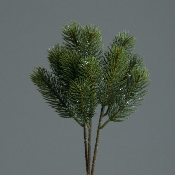 Kunstpflanze Edeltannenpick in grün aus Kunststoff