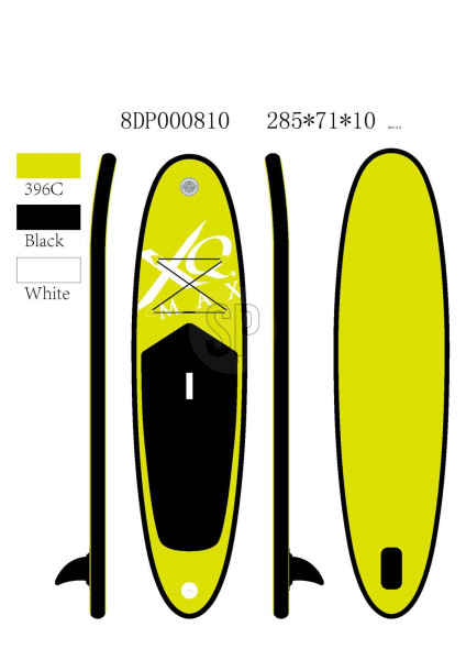 Standup Paddle BOARD grün in grün aus Polypropylen
