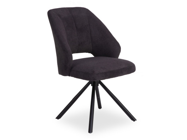 Polsterstuhl FADRI in schwarz