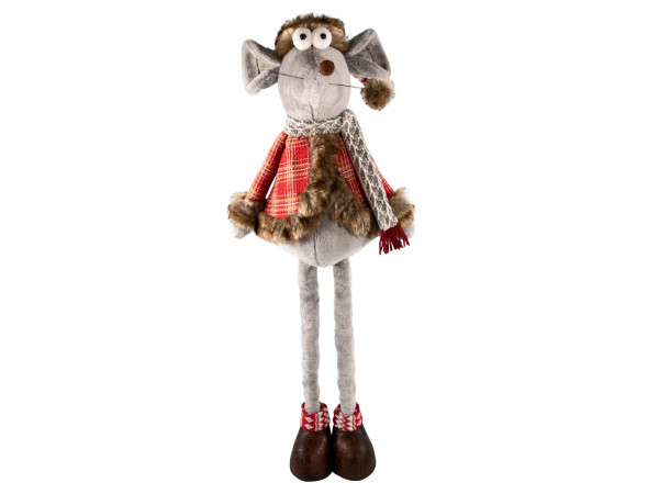 Dekofigur MAUS in mehrfarbig aus Polyester