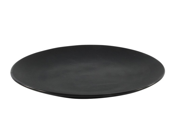 Speiseteller BLACK in schwarz aus Keramik