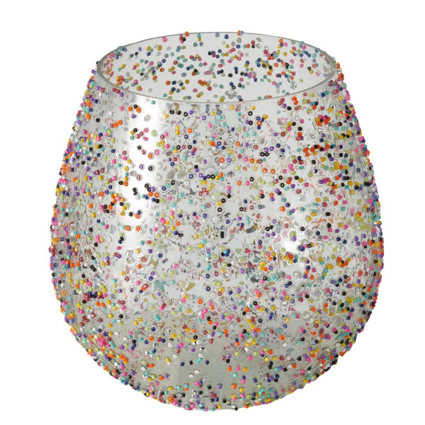 Windlicht BENISA in klar aus Glas