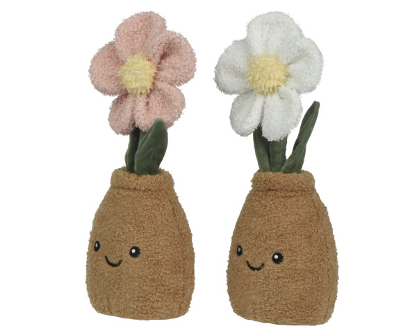 Dekoobjekt FUNNY FLOWER in mehrfarbig aus Polyester