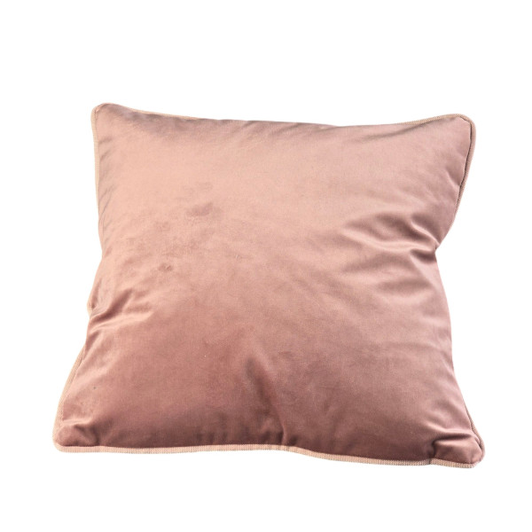 Kissen CALIFORNIA rosa in Altrosa aus Polyester