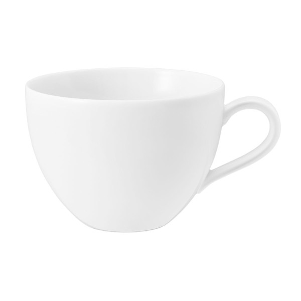 Kombiobertasse BEAT in weiß aus Porzellan