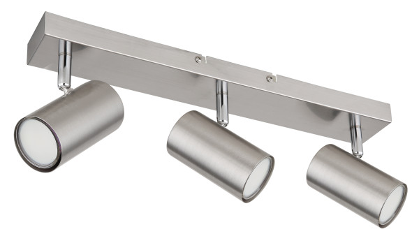 Wand-/Deckenspot ROBBY in Nickel aus Metall