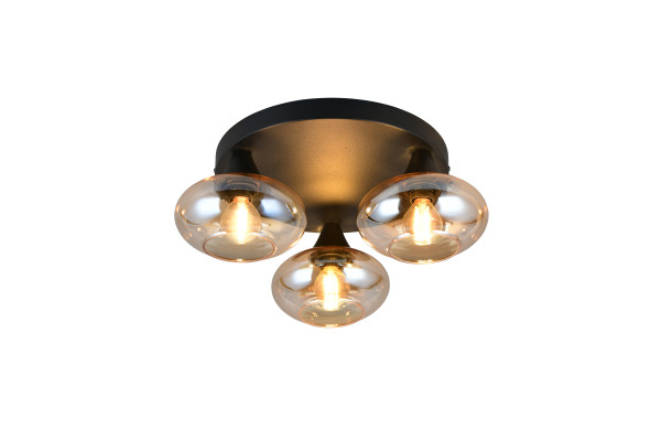 Deckenleuchte DIVINA amber in amber aus Glas