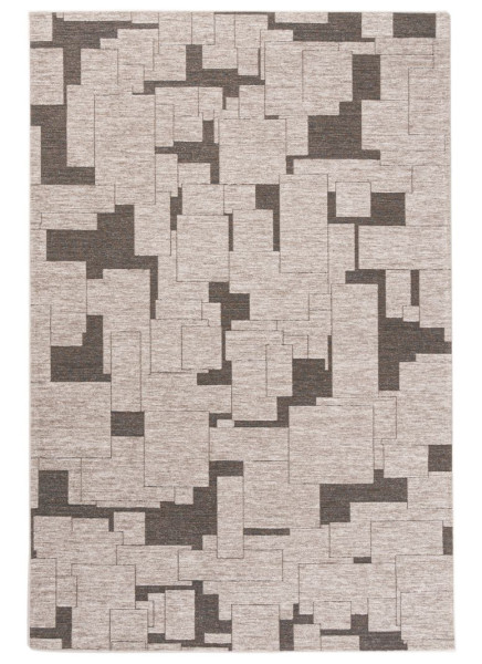 Teppich ELARIS in grau aus Mischgewebe