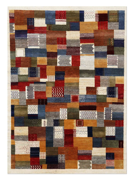 Teppich LORRI Nomad gold/multi in goldfarben aus Schurwolle