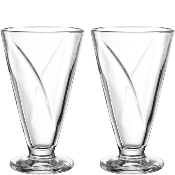 Eisschalen-Set CONO in klar aus Glas