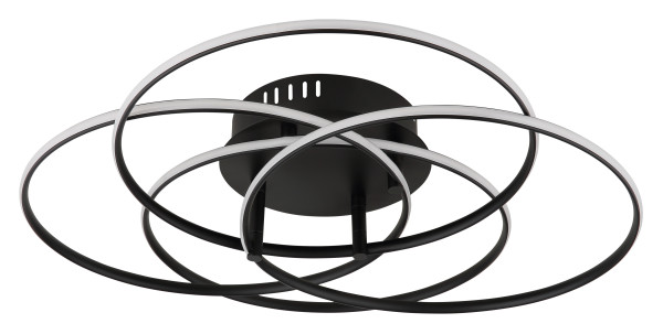 Deckenleuchte KOMBOS in schwarz aus Metall