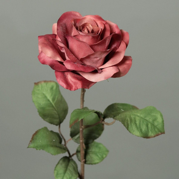 Kunstblume Rose in pink