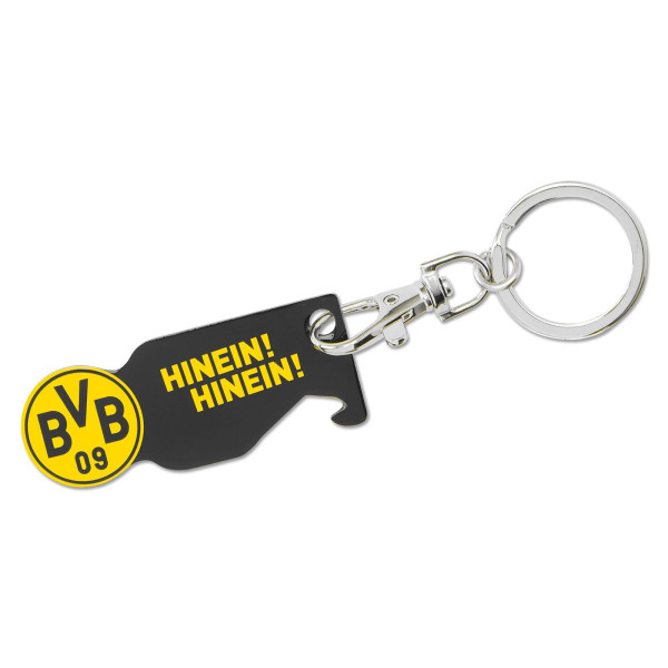 Schlüsselanhänger BVB DUO in mehrfarbig aus Metall