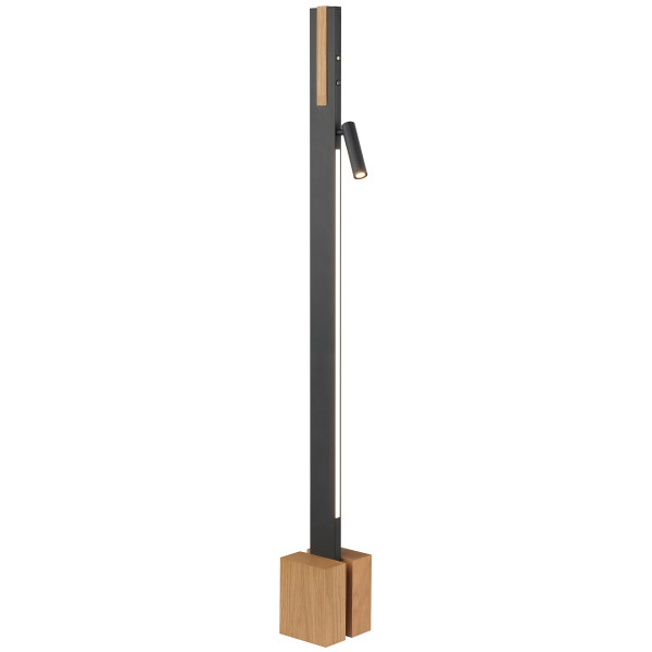Stehleuchte STREAMLINE in schwarz aus Aluminium