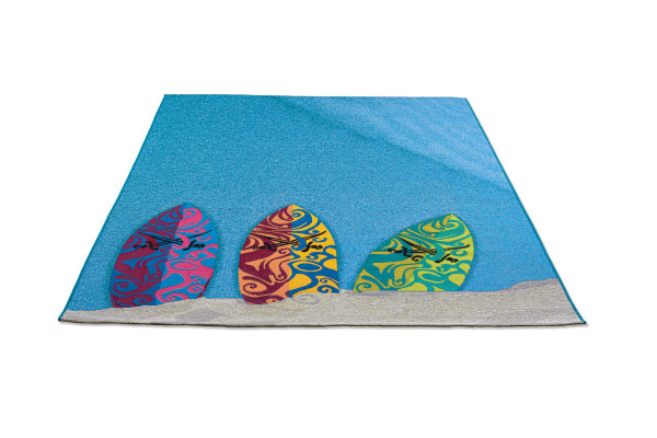 Teppich RANTUM BEACH blau