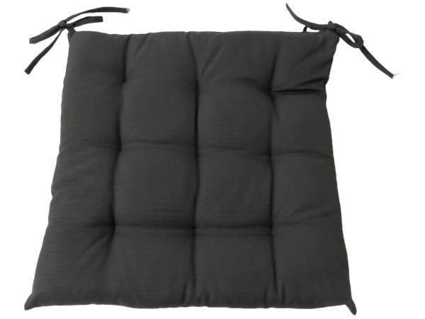 Sitzkissen BAGNO in anthrazit aus Mischgewebe